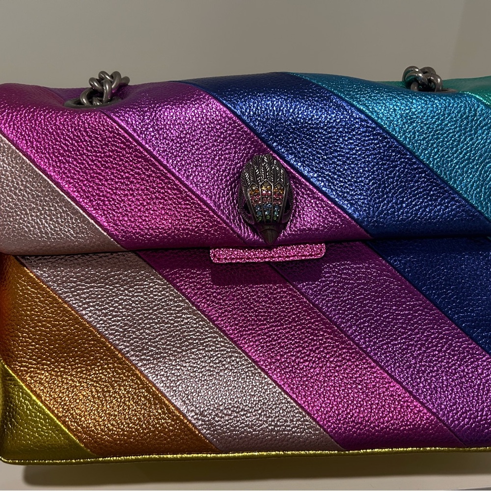 Kurt Geiger Multicolor Rainbow Shoulder Bag - Picture 11 of 16